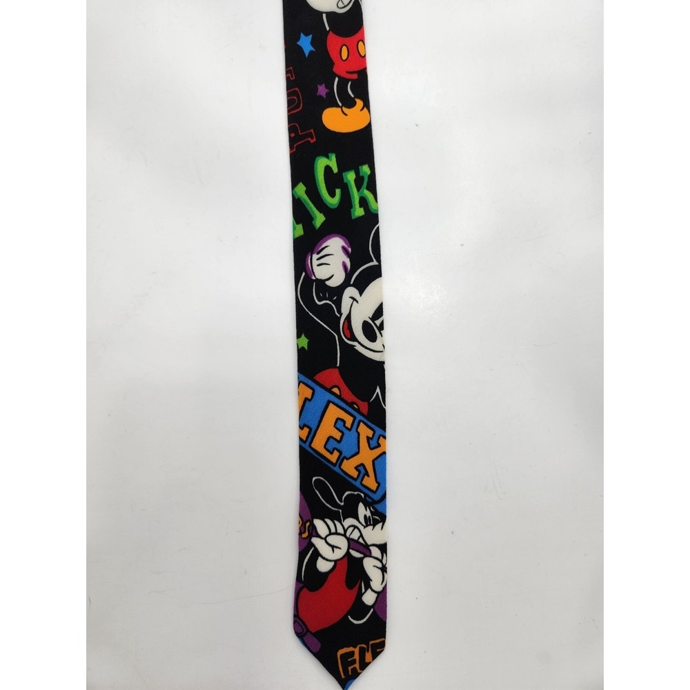 Disney The Tie Works 100% Silk Mickey Mouse Neck T Goofy Flex Workout Balanchine - Picture 7 of 8